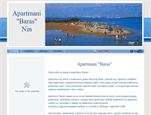 Tablet Screenshot of apartmani-baras.com